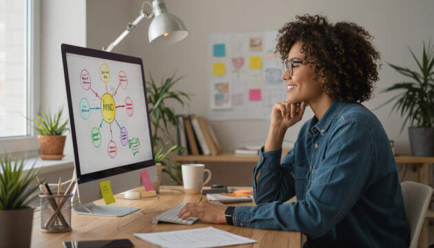 Entdecken Sie, wie Mind-Mapping Erwachsenen mit ADHD oder Autismus in Fernarbeitsumgebungen hilft, Strategien für besseren Fokus und Ausgleich bietet. Dieser Ansatz hilft, Gedanken und Aufgaben zu organisieren, was zu verbesserter Produktivität ohne zusätzlichen Stress führt.